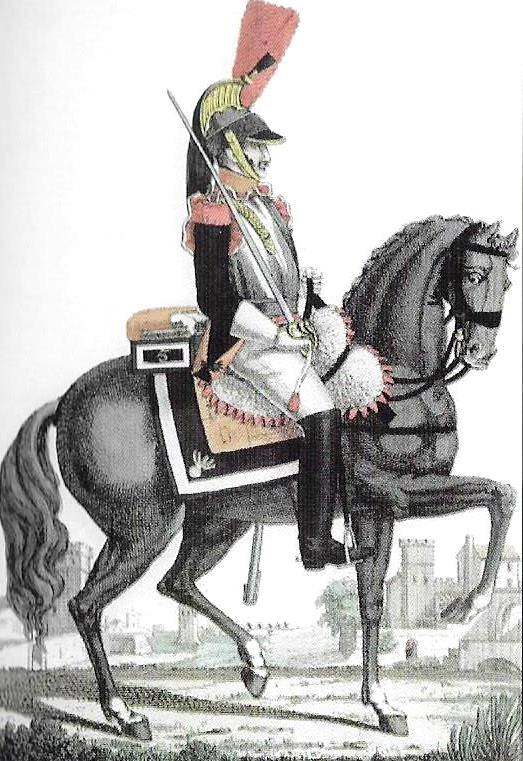 Kirasjer 11. pułku, 1812 rok