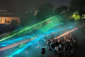 Noc muzeów 2022 pokaz laserowy